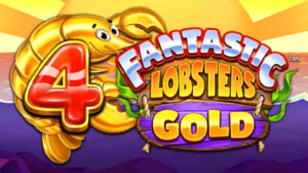 Interface vibrante do jogo 4 Fantastic Lobsters Gold com crustáceos e tesouros marinhos